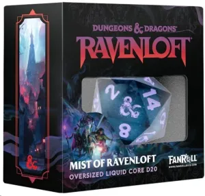 DUNGEONS & DRAGONS MISTS OF RAVENLOFT DADO OVERSIZED LIQUID CORE D20