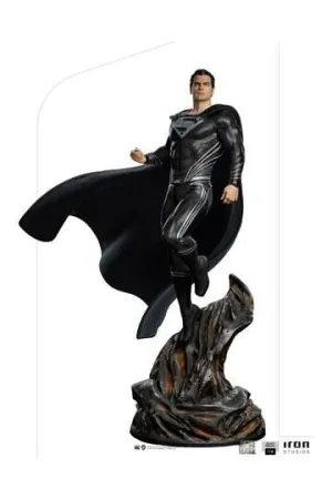 ZACK SNYDER'S JUSTICE LEAGUE ESTATUA ART SCALE 1/4 SUPERMAN BLACK SUIT 69 CM