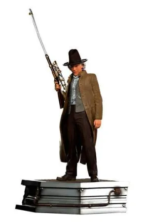 REGRESO AL FUTURO III ESTATUA 1/10 ART SCALE DOC BROWN 32 CM