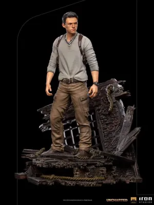 UNCHARTED ESTATUA MOVIE ART SCALE 1/10 NATHAN DRAKE 22 CM DELUXE