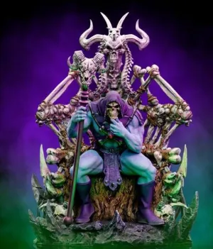 MASTERS DEL UNIVERSP ESTATUA ART SCALE DELUXE 1/10 SKELETOR EN EL TRONO 29 CM