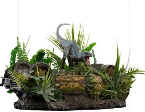JURASSIC WORLD FALLEN KINGDOM ESTATUA 1/10 DELUXE ART SCALE BLUE 24 CM