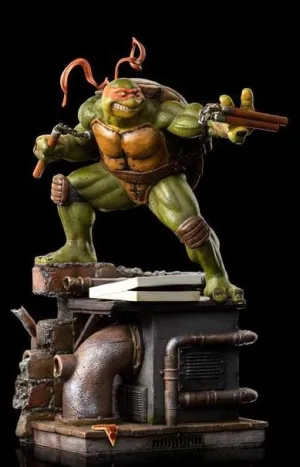 TORTUGAS NINJA ESTATUA ART SCALE 1/10 MICHELANGELO 25 CM