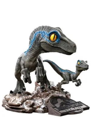 JURASSIC WORLD DOMINION MINIFIGURA MINI CO. PVC BLUE AND BETA 13 CM