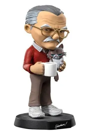 STAN LEE MINIFIGURA MINI CO. PVC STAN LEE WITH GRUMPY CAT 14 CM