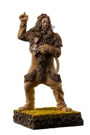 EL MAGO DE OZ ESTATUA 1/10 ART SCALE COWARDLY LEON 20 CM