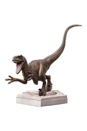 JURASSIC WOLRLD ICONS ESTATUA VELOCIRAPTOR A 9 CM