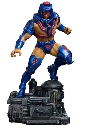 MASTERS OF THE UNIVERSE ESTATUA BDS ART SCALE 1/10 MAN-E-FACES 25 CM