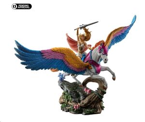 MASTERS DEL UNIVERSO ESTATUA BDS ART SCALE 1/10 SHE-RA AND SWIFTWIND 42 CM