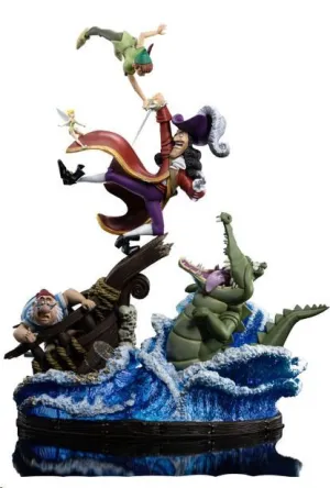 DISNEY ESTATUA 1/10 DELUXE ART SCALE PETER PAN VS CAPITAN HOOK 42 CM