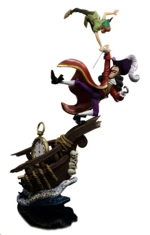 DISNEY ESTATUA 1/10 ART SCALE PETER PAN VS CAPITAN HOOK 40 CM