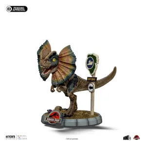 PARQUE JURÁSICO MINIFIGURA MINI CO. PVC DILOFOSAURIO 12 CM
