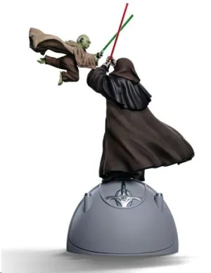 STAR WARS ESTATUA 1/10 DELUXE ART SCALE YODA VS EMPEROR PALPATINE (CCXP EXCLUSIVE 2024) 31 CM