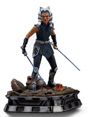 STAR WARS ESTATUA A ESCALA 1/10, VERSIÓN INFANTIL DE AHSOKA, 18 CM