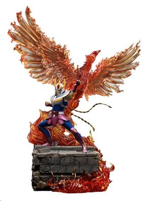 CABALLEROS DEL ZODIACO ESTATUA 1/10 DELUXE ART SCALE PHOENIX IKKI 41 CM