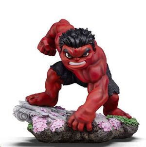 CAPTAIN AMERICA 4 MINIFIGURA MINI CO. PVC RED HULK 16 CM