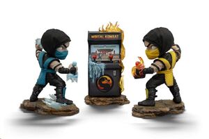 MORTAL KOMBAT MINIFIGURAS MINI CO. PVC SCORPION VS. SUBZERO ARCADE SET 15 CM