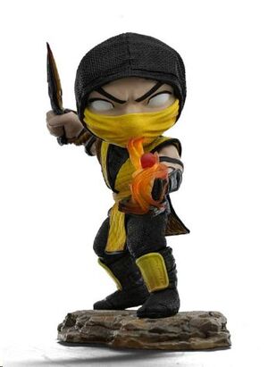 MORTAL KOMBAT MINI CO. PVC MINIFIGURA ESCORPIÓN 16 CM