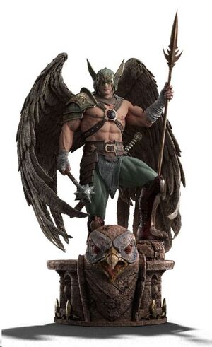 DC COMICS ESTATUA 1/10 ART SCALE HAWKMAN 10TH ANNIVERSARY 29 CM