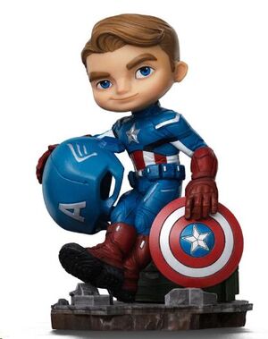 AVENGERS INFINITY SAGA MINIFIGURA MINI CO. PVC CAPTAIN AMERICA 14 CM