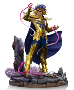 CABALLEROS DEL ZODIACO ESTUTA 1/10 ART SCAKE CANCER DEATHMASK 23 CM