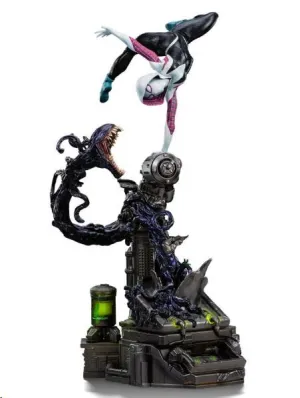 SPIDERMAN VS VILLAINS ESTATUA 1/10 ART SCALE GHOST SPIDER DIORAMA 34 CM
