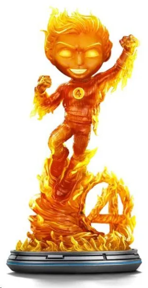 LOS CUATRO FANTASTICOS MINIFIGURA MINI CO. PVC ANTORCHA HUMANA 21 CM