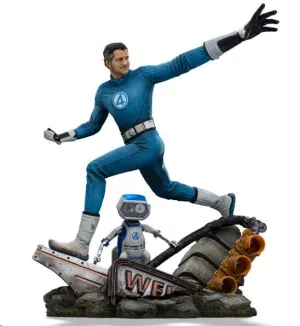 LOS CUATRO FANTASTICO ESTATUA 1/10 ART SCALE MR. FANTASTIC AND H.E.R.B.I.E 26 CM