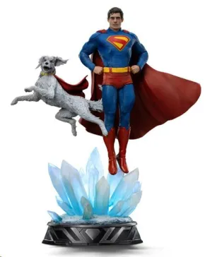 SUPERMAN LEGACY ESTATUA 1/10 ART SCALE SUPERMAN & KRYPTO 32 CM