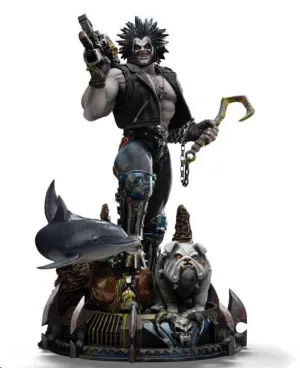 DC COMICS ESTATUA A ESCALA 1/10 DE LOBO UNLEASHED DE 24 CM