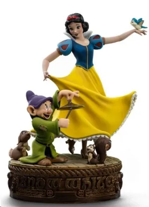 BLANCANIEVES Y LOS SIETE ENANITOS ESTATUA 1/10 ART SCALE BLANCANIEVES Y MUDITO 21 CM