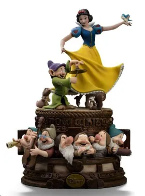 BLANCANIEVES Y LOS SIETE ENANITOS ESTATUA 1/10 ART SCALE BLANCANIEVES Y MUDITO EDICIÓN DELUXE 21 CM