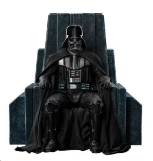 STAR WARS ESTATUA A ESCALA 1/10 DE DARTH VADER EN EL TRONO, 18 CM