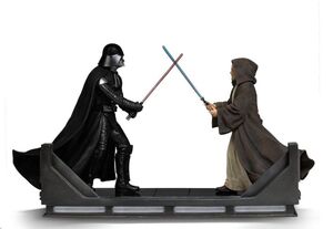 STAR WARS ESTATUA 1/10 DELUXE ART SCALE DARTH VADER VS OBI-WAN KENOBI 24 CM