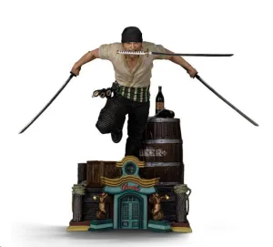 ONE PIECE ESTATUA ESCALA 1/10 ZORO 19 CM