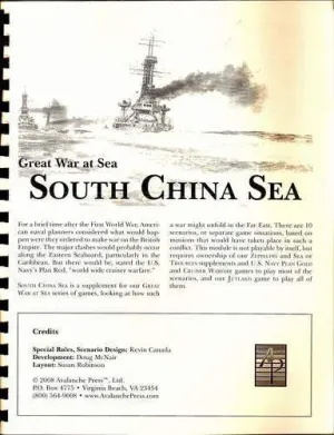 GREAT WAR AT SEA: SOUTH CHINA SEA                                          