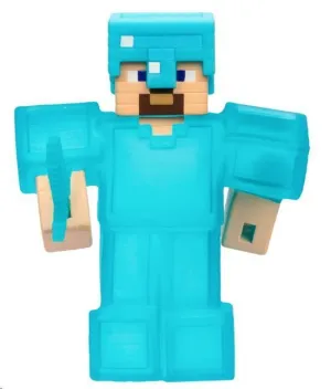 MINECRAFT HEROES OF GOO JIT ZU METEOR MADNESS FIGURA ELÁSTICA STEVE 12 CM