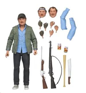 TIBURON MOVIE 1975 FIGURA 50 ANIVERSARIO SCALE ACTION SAM QUINT 18 CM