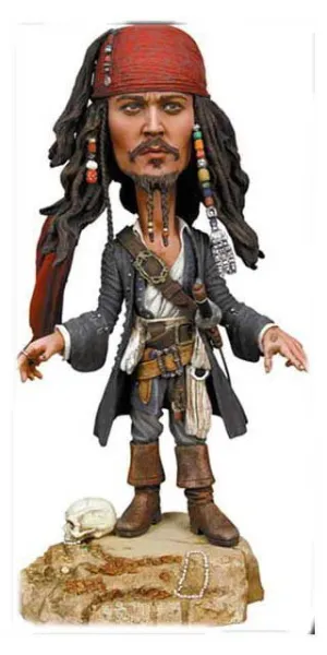 PIRATAS DEL CARIBE JACK SPARROW CABEZON                                    