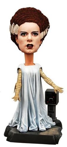 UNIVERSAL MONSTERS CABEZON 18CM NOVIA DE FRANKENSTEIN                      