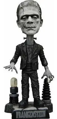 UNIVERSAL MOSNTERS CABEZON 18CM - FRANKENSTEIN BLANCO Y NEGRO              