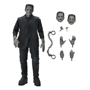 FRANKENSTEIN FIGURA 18 CM ULTIMATE MONSTER FRANKENSTEIN (B&W) SCALE ACTION