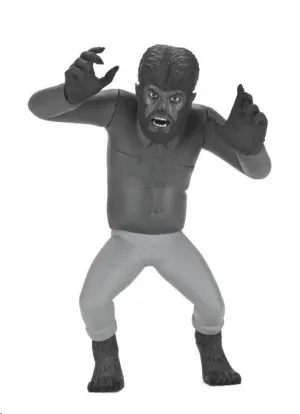 EL HOMBRE LOBO BLANCO Y NEGRO SCALE ACTION FIGURA UNIVERSAL MONSTERS TOONY TERRORS 15 CM