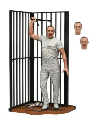 EL SILENCIO DE LOS CORDEROS FIGURA SCALE ACTION DR. HANNIBAL LECTER PRESION SCAPE 18 CM