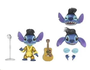 LILO & STITCH DISNEY FIGURA SCALE ACTION ULTIMATE GOLD SUIT ELVILS STITCH 5 CM
