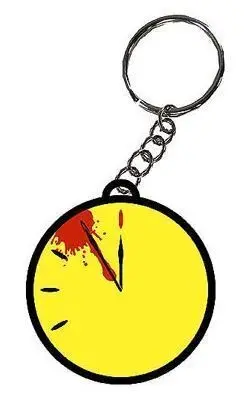 SALDO - WATCHMEN LLAVERO GOMA RELOJ BLOODY DOOMSDAY                                