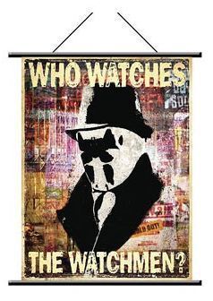 WATCHMEN POSTER TELA RORSCHACH POP ART                                     