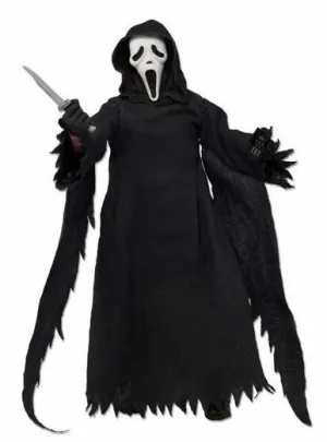 SCREAM GHOST FACE CON ROPA ESTILO RETRO FIGURA 20 CM                       