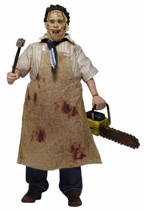 LEATHERFACE 40 ANIVERSARIO RETRO FIGURA 20 CM THE CHAINSAW MASSACRE        