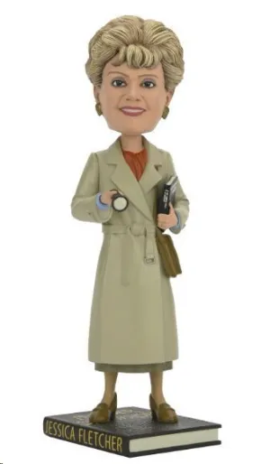 SE HA ESCRITO UN CRIMEN  FIGURA HEAD KNOCKER FIGURA JESSICA FLETCHER 20 CM